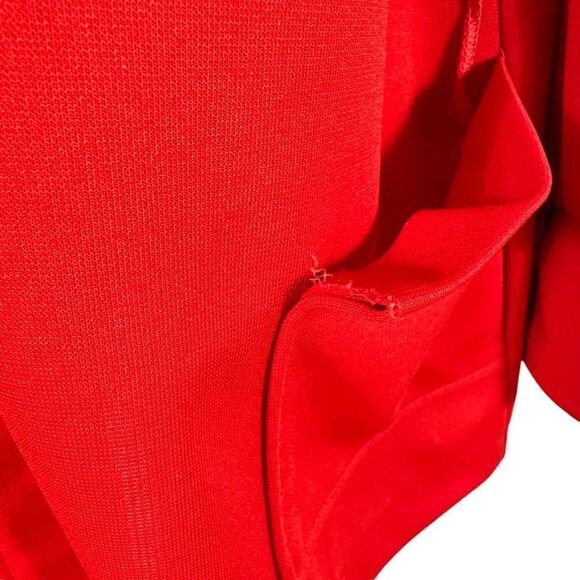 Vintage Red Casual Polyester Blazer Women’s Size 17/18 - Picture 5 of 10